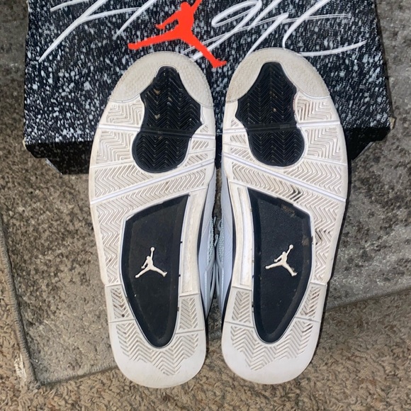 🌟EUC AIR JORDAN 4 Retro Military Black - Picture 4 of 9